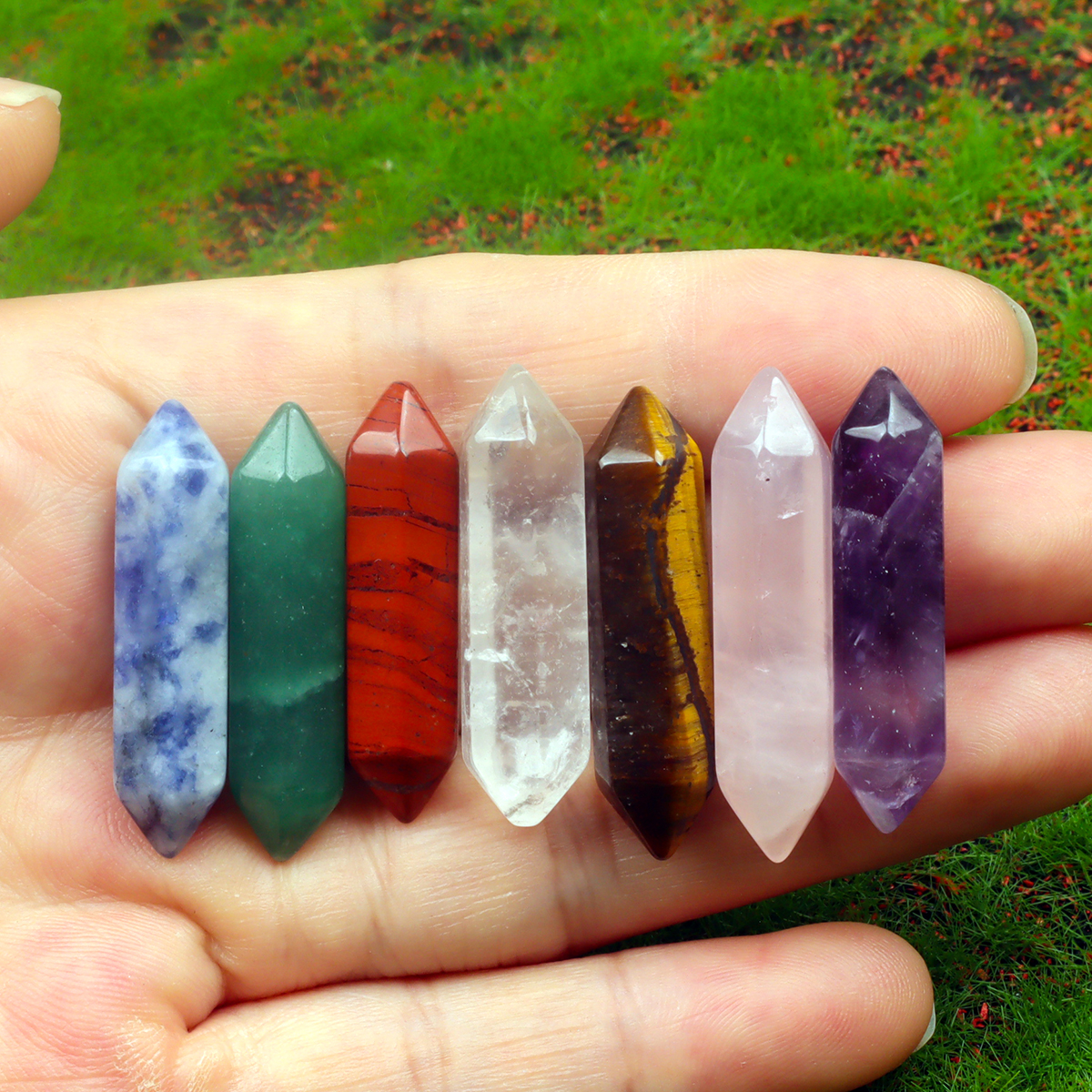 Healing Crystal Set - 7-Piece Set Natural Crystal Healing Stones