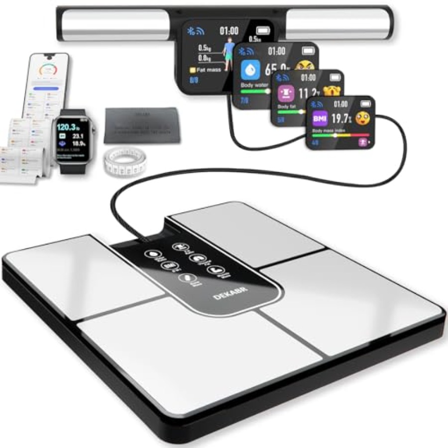 Digital Body Weight Scale - Smart Scale for Home Gym: 8-electrode