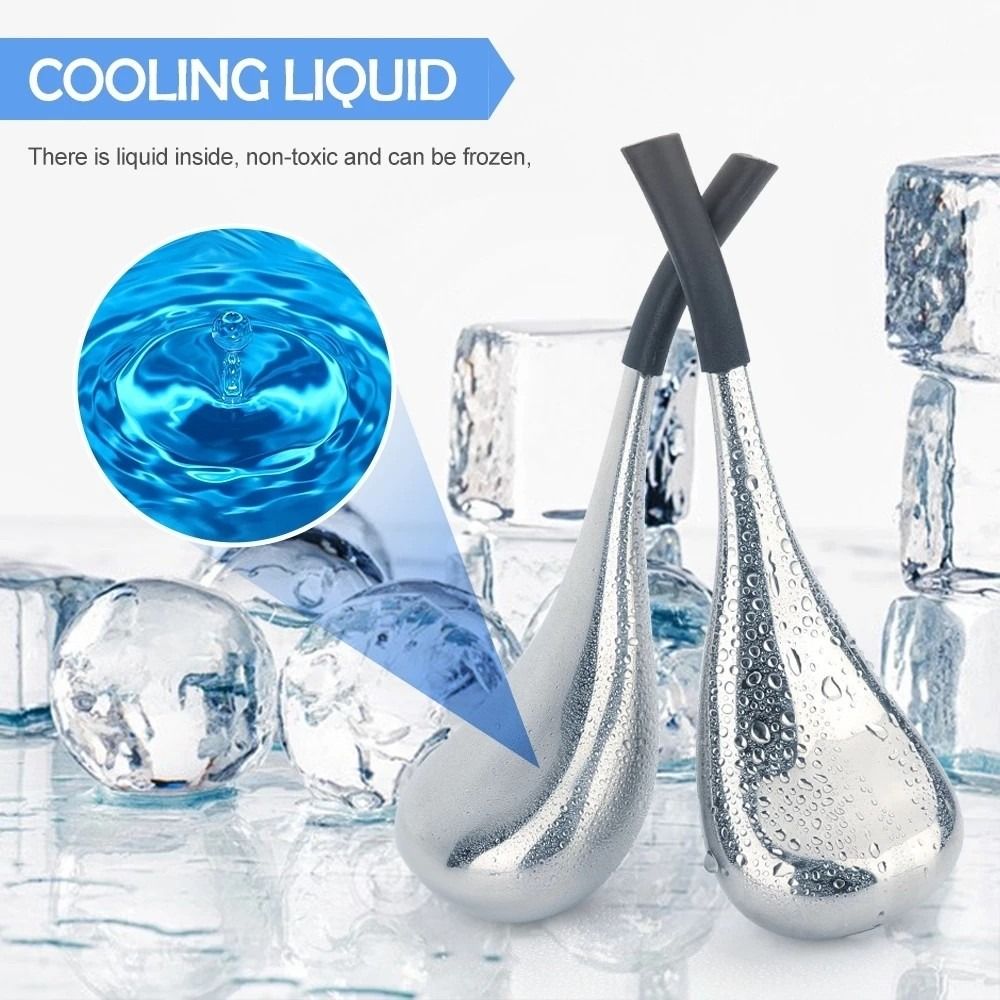 Ice Roller Face Cold - Ice Globes Freeze Steel Ice Globes