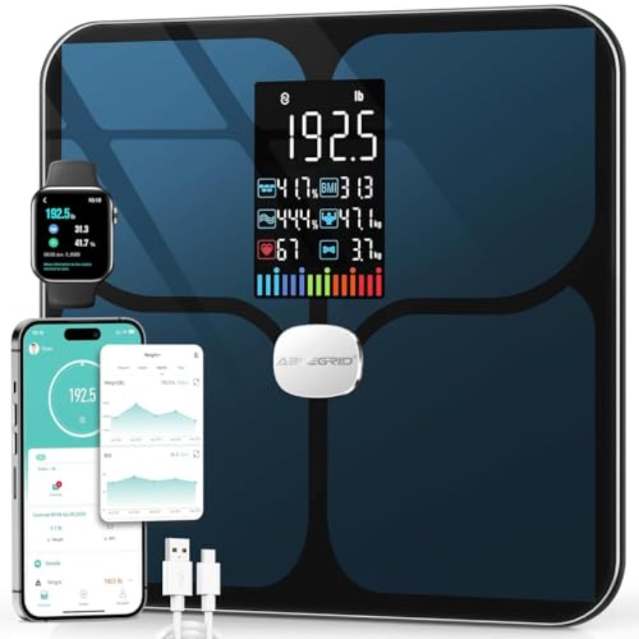 Digital Body Weight Scale - Body Fat Scale, Digital Smart Bathroom