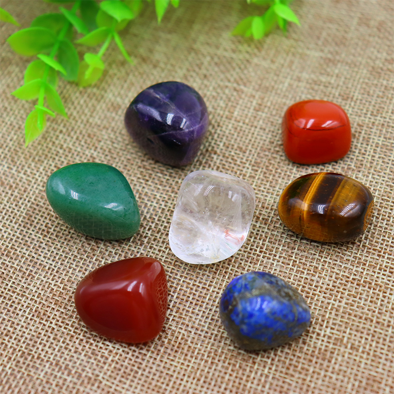 7pc/set Natural crystal Yoga P - огляд і ціна Healing Crystal Set
