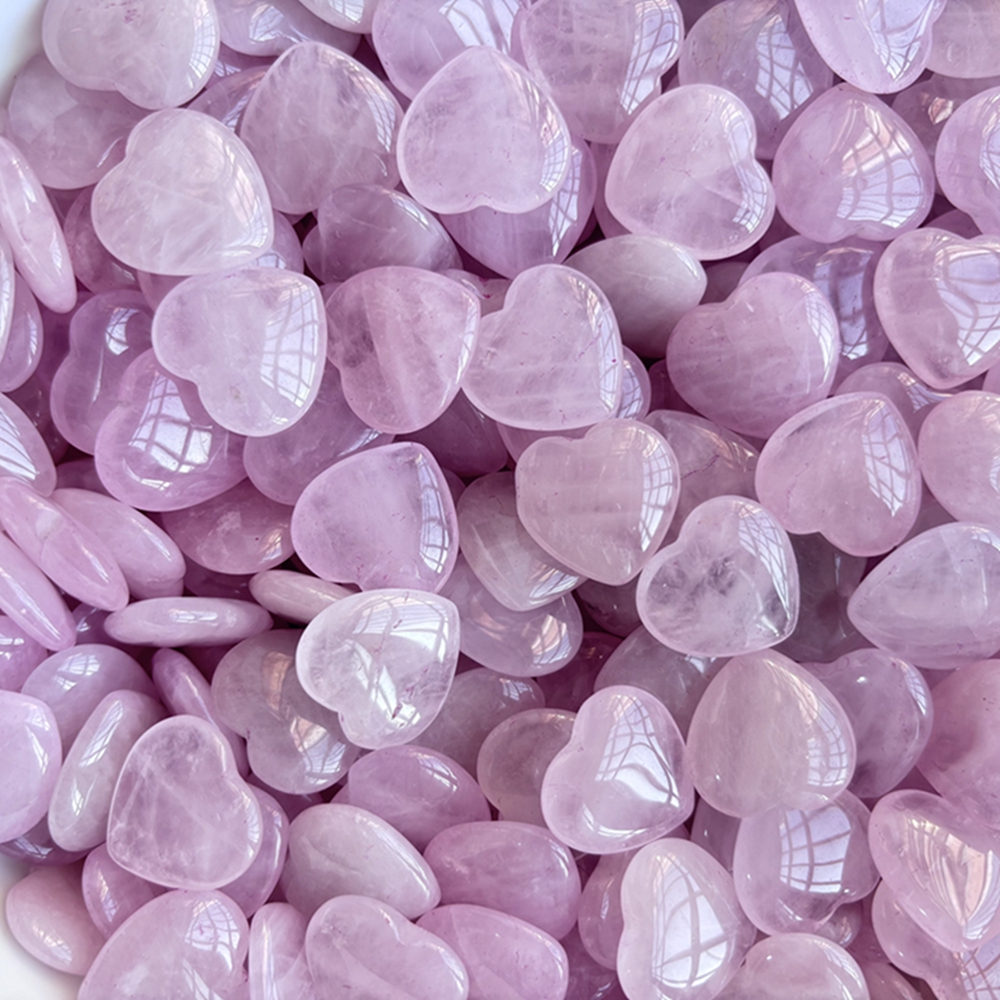 10pcs/Set Natural Heart Shape  - огляд і ціна Healing Crystal Set