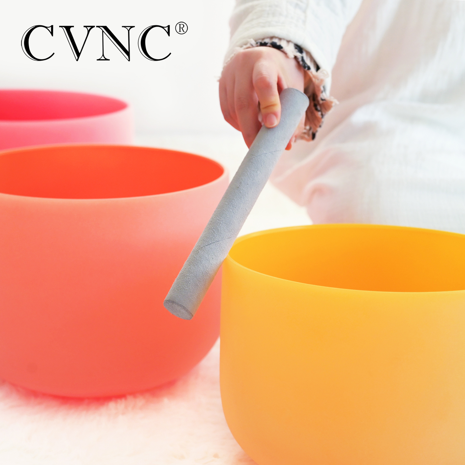 CVNC 432HZ 6-12 Inch Colored F - огляд і ціна Healing Crystal Set