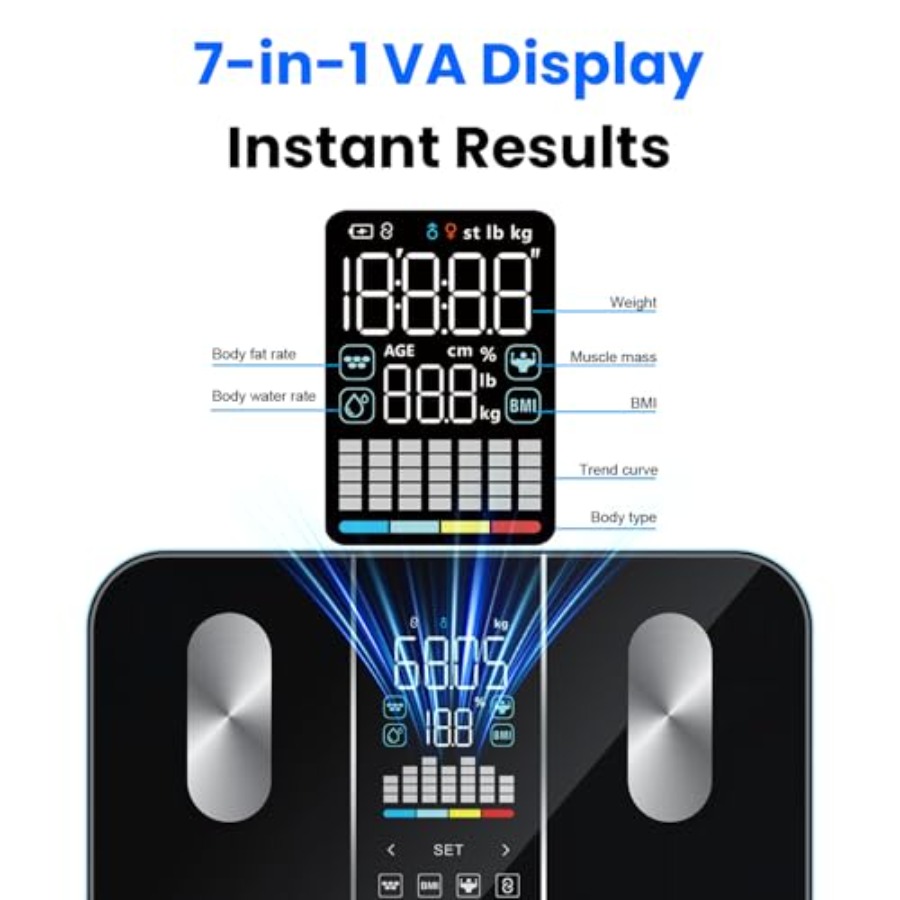 Smart Digital Bathroom Scale 4 - огляд і ціна Digital Body Weight Scale