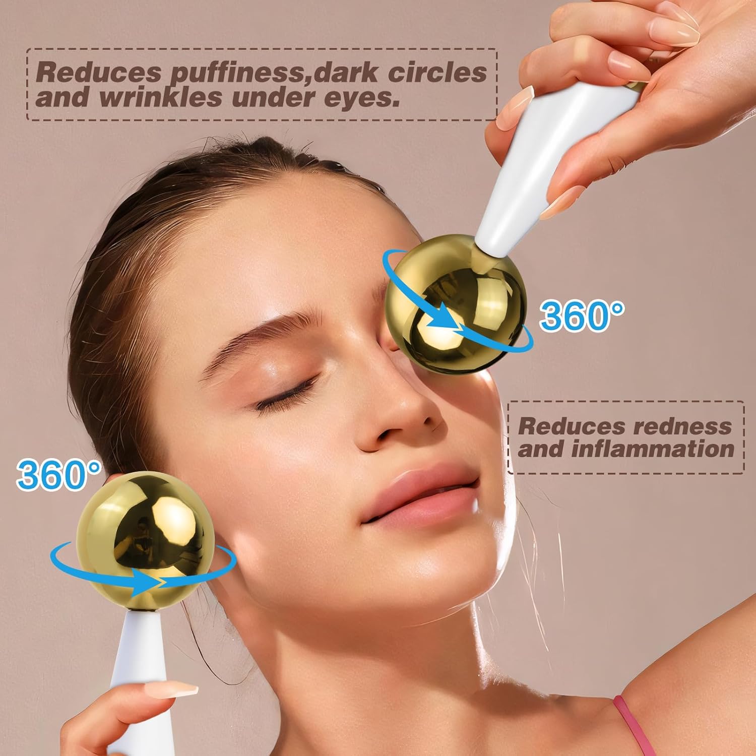 Ice Globes for Face Eyes Steel - огляд і ціна Ice Roller Face Cold