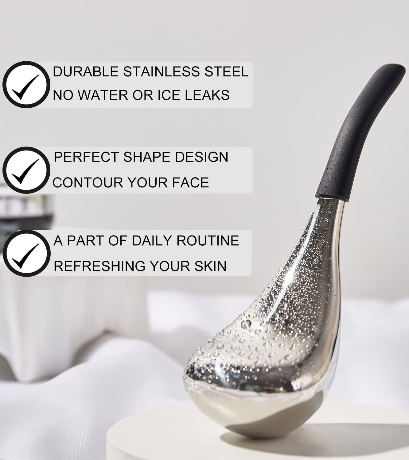 Stainless Steel Ice Globes Fac - огляд і ціна Ice Roller Face Cold