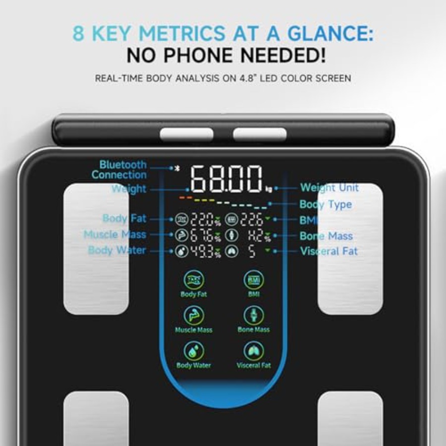 Smart Scale for Body Weight wi - огляд і ціна Digital Body Weight Scale
