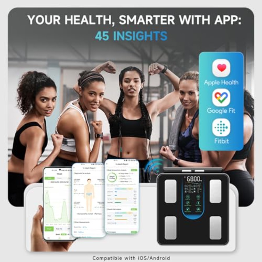 Smart Scale for Body Weight wi - огляд і ціна Digital Body Weight Scale