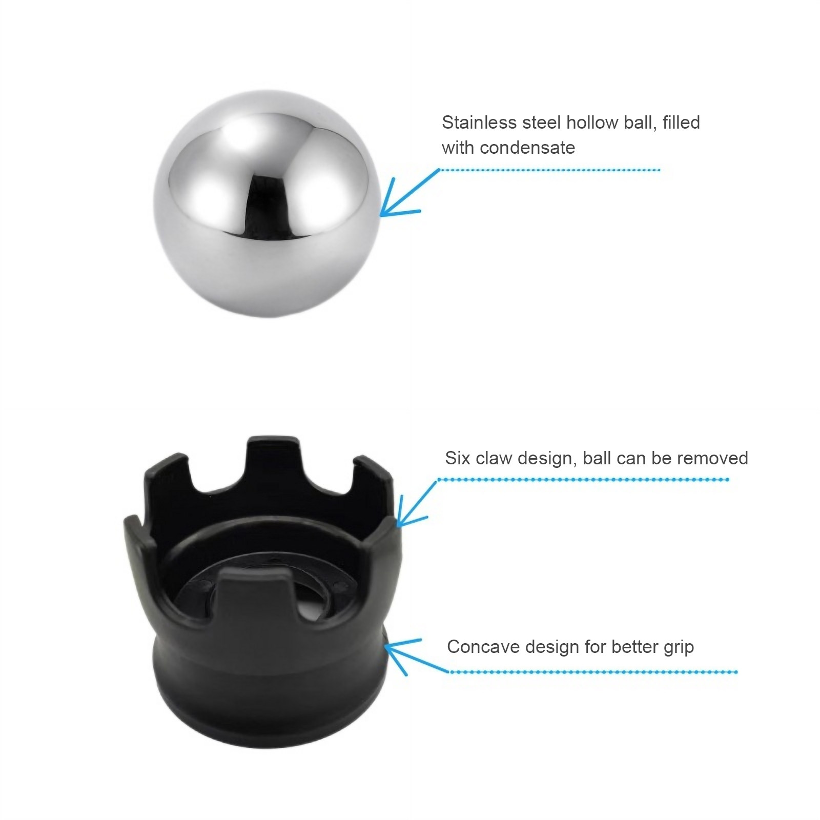 Stainless Steel Ice Massage Ro - огляд і ціна Ice Roller Face Cold