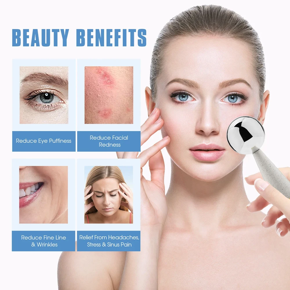 Ice Globes for Facials 360 Rot - огляд і ціна Ice Roller Face Cold