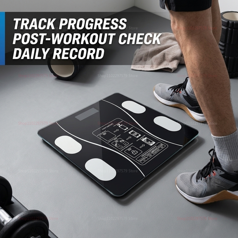 Bluetooth Body Fat Scale Smart - огляд і ціна Digital Body Weight Scale