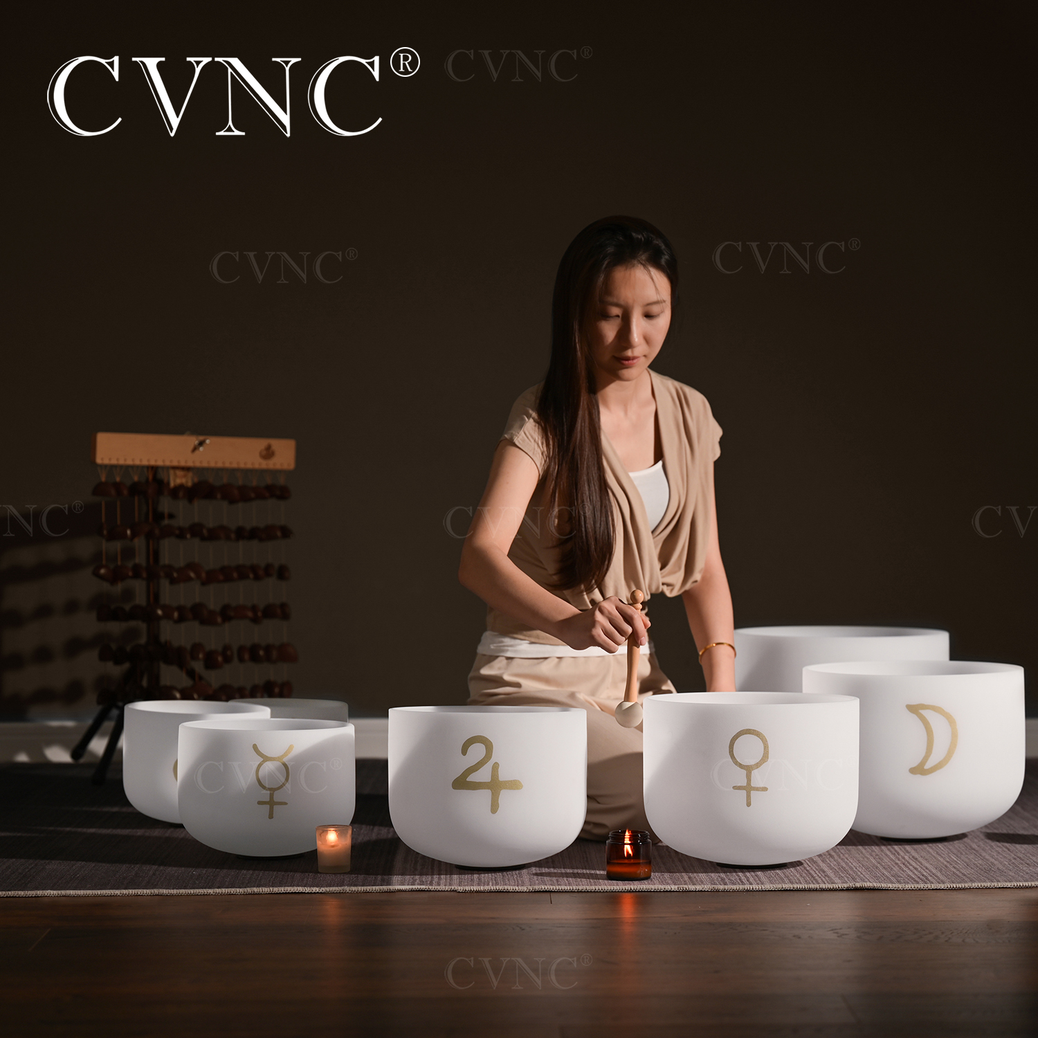CVNC 8-14 Inch Alchemical Symb - огляд і ціна Healing Crystal Set