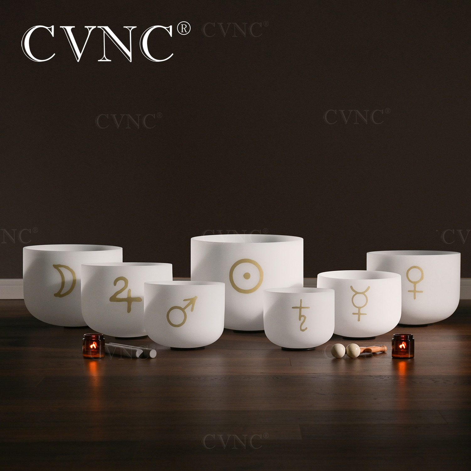 CVNC 8-14 Inch Alchemical Symb - огляд і ціна Healing Crystal Set
