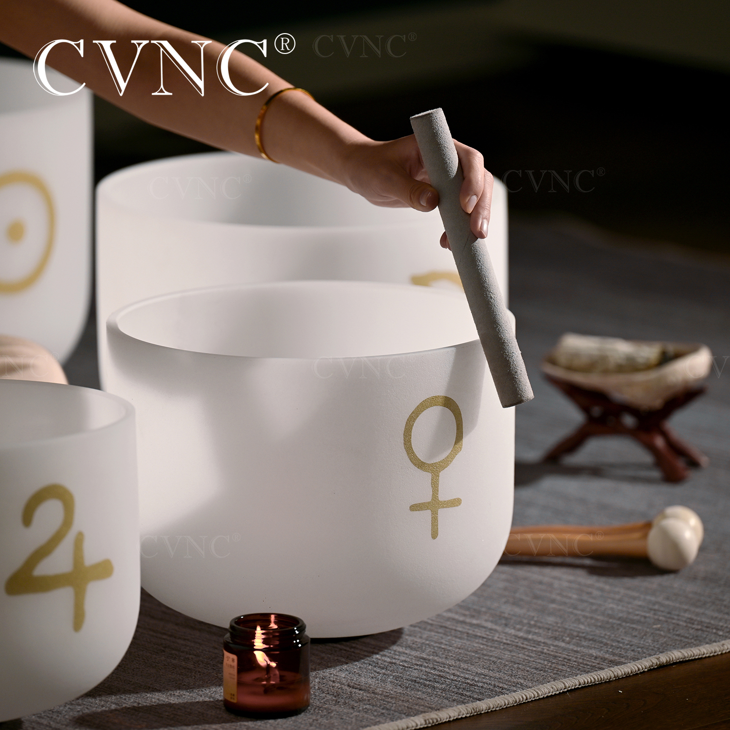 CVNC 8-14 Inch Alchemical Symb - огляд і ціна Healing Crystal Set